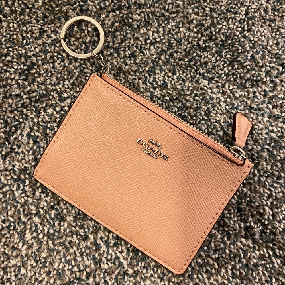 Small pink coach wallet. Used once. Smoke free home